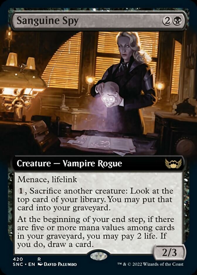 Sanguine Spy (Extended Art) [Streets of New Capenna] | L.A. Mood Comics and Games