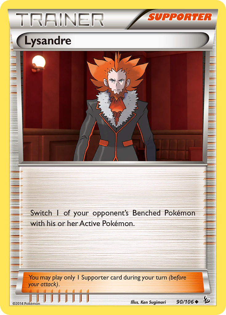Lysandre (90/106) [XY: Flashfire] | L.A. Mood Comics and Games