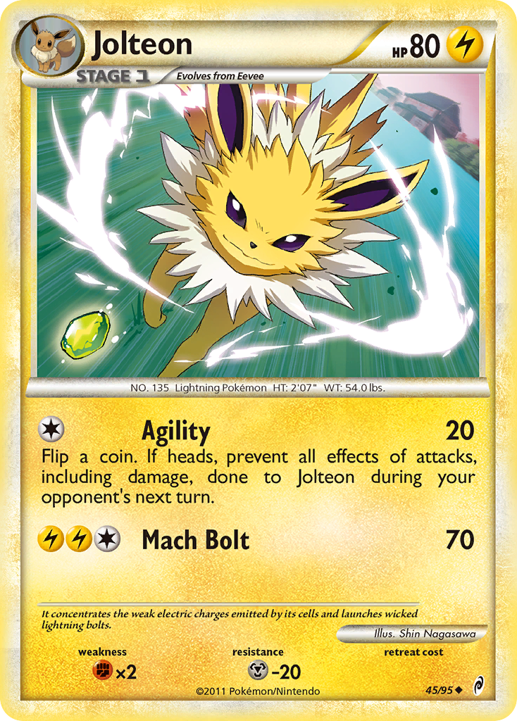 Jolteon (45/95) [HeartGold & SoulSilver: Call of Legends] | L.A. Mood Comics and Games