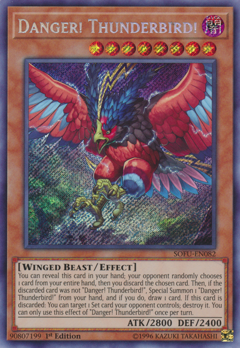 Danger! Thunderbird! [SOFU-EN082] Secret Rare | L.A. Mood Comics and Games