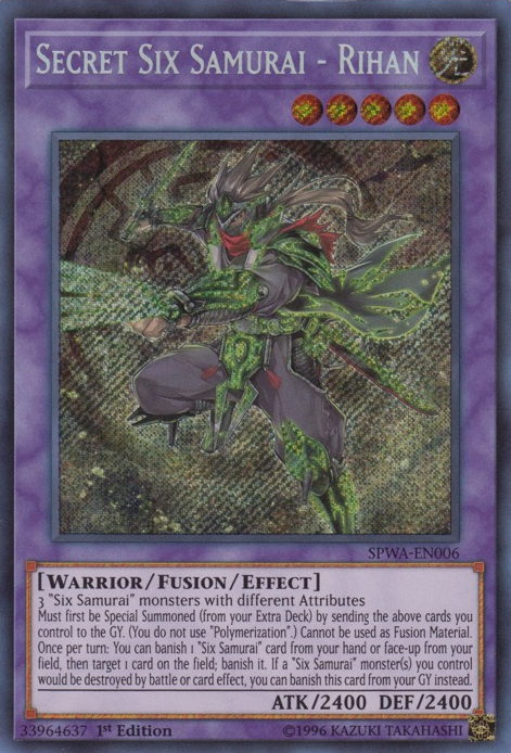Secret Six Samurai - Rihan [SPWA-EN006] Secret Rare | L.A. Mood Comics and Games