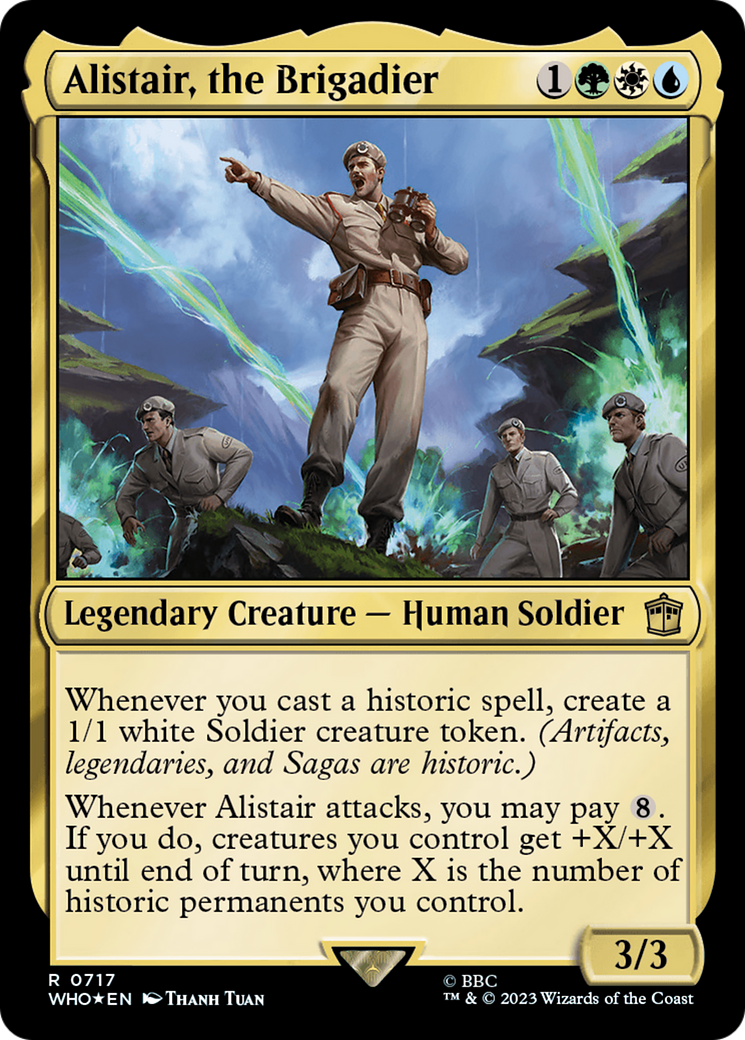 Alistair, the Brigadier (Surge Foil) [Doctor Who] | L.A. Mood Comics and Games