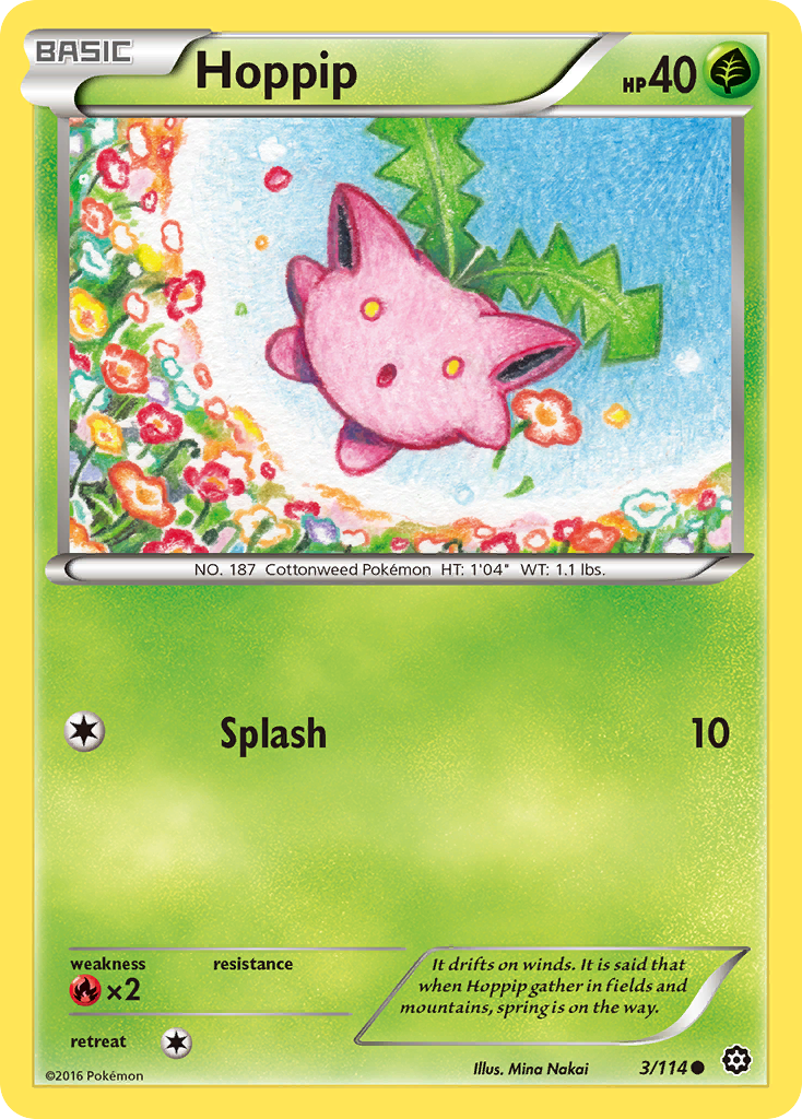 Hoppip (3/114) [XY: Steam Siege] | L.A. Mood Comics and Games