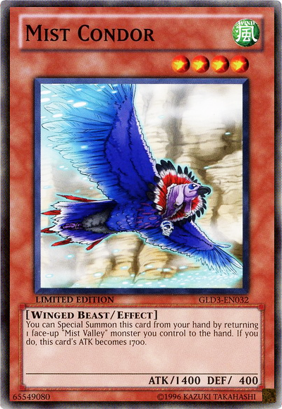 Mist Condor [GLD3-EN032] Common | L.A. Mood Comics and Games
