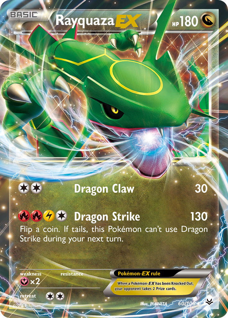 Rayquaza EX (60/108) [XY: Roaring Skies] | L.A. Mood Comics and Games