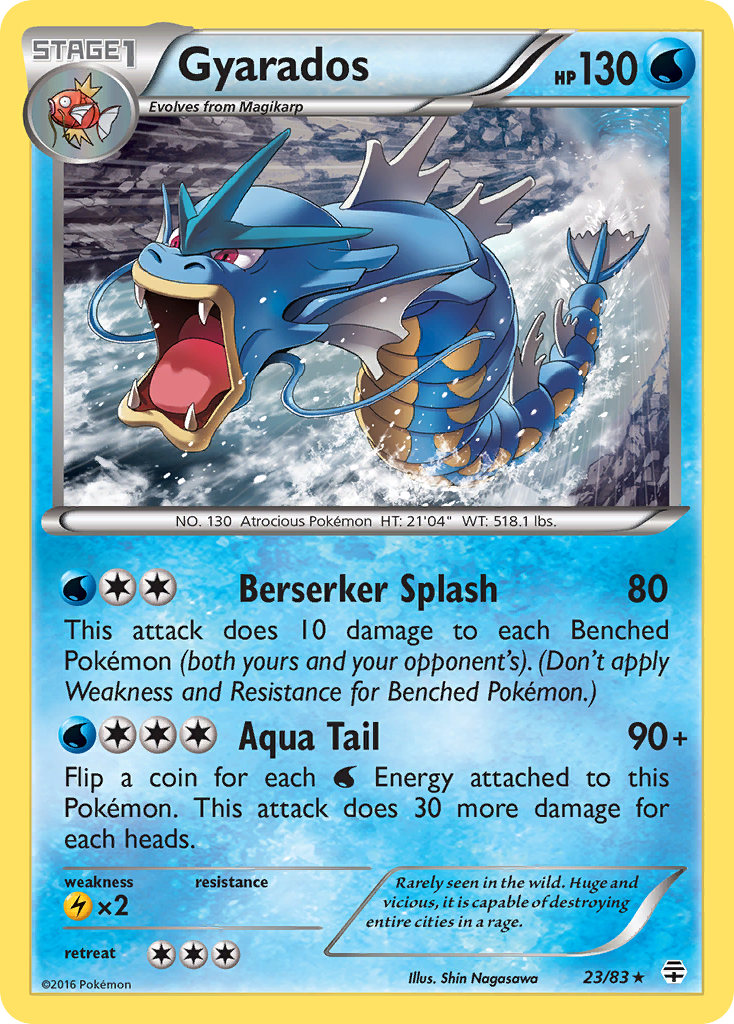 Gyarados (23/83) [XY: Generations] | L.A. Mood Comics and Games