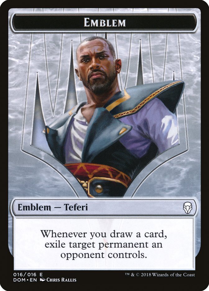 Teferi, Hero of Dominaria Emblem [Dominaria Tokens] | L.A. Mood Comics and Games