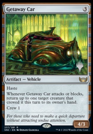 Getaway Car (Promo Pack) [Streets of New Capenna Promos] | L.A. Mood Comics and Games