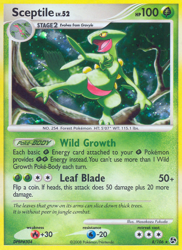 Sceptile (8/106) [Diamond & Pearl: Great Encounters] | L.A. Mood Comics and Games