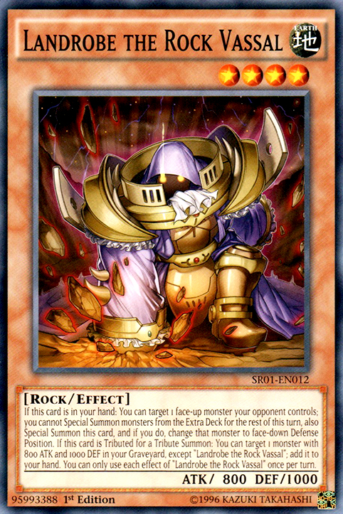 Landrobe the Rock Vassal [SR01-EN012] Common | L.A. Mood Comics and Games