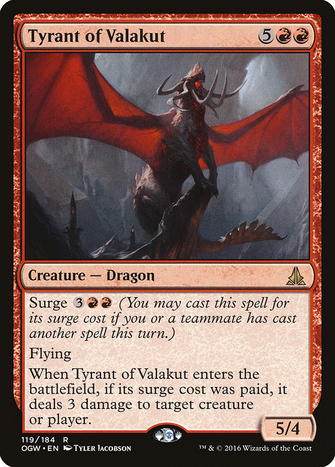 Tyrant of Valakut [Oath of the Gatewatch] | L.A. Mood Comics and Games