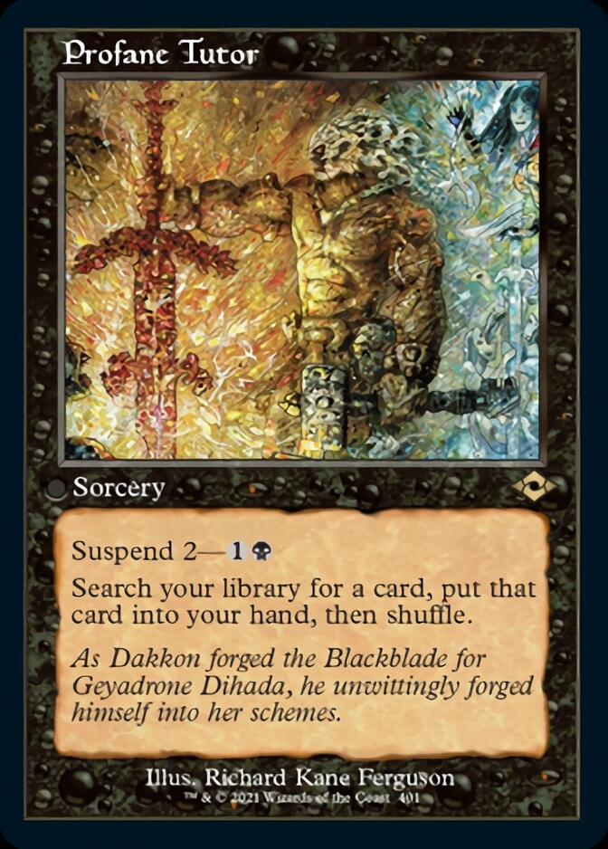 Profane Tutor (Retro Foil Etched) [Modern Horizons 2] | L.A. Mood Comics and Games