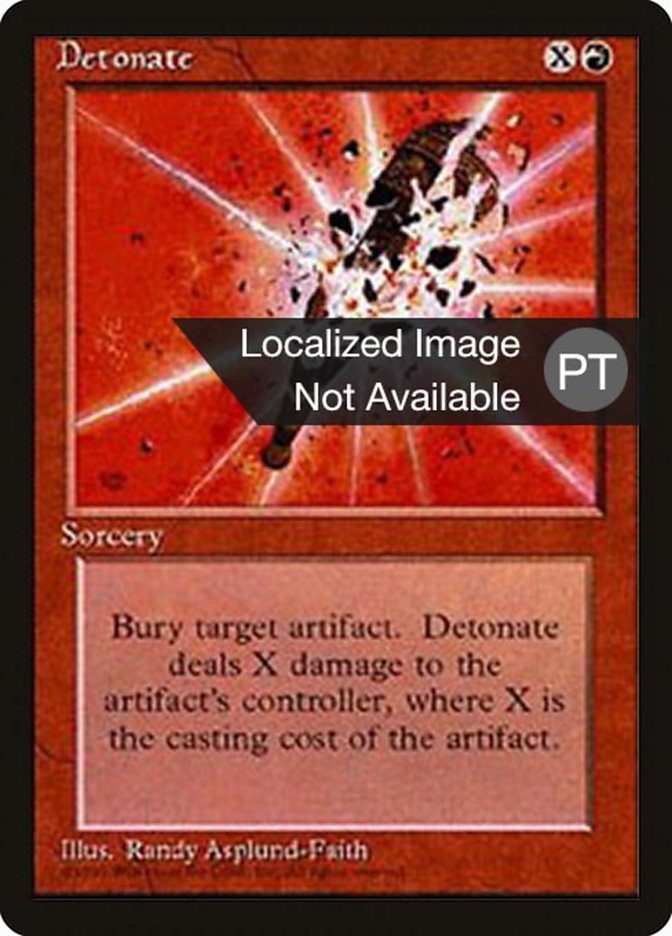 Detonate [Fourth Edition (Foreign Black Border)] | L.A. Mood Comics and Games