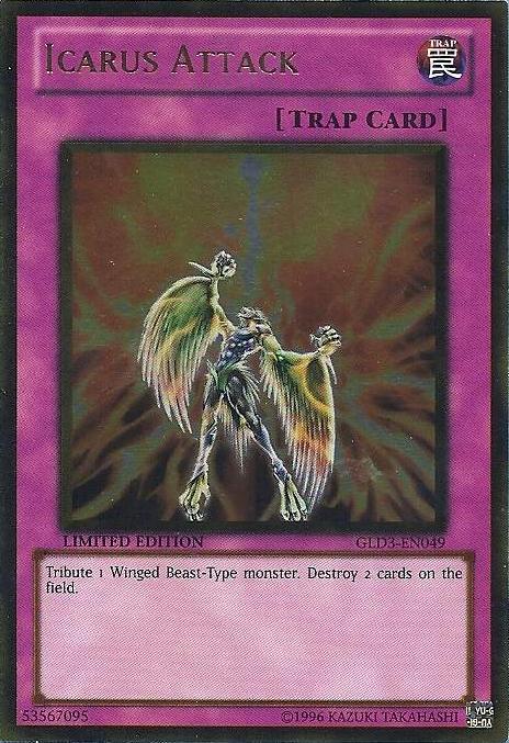 Icarus Attack [GLD3-EN049] Gold Rare | L.A. Mood Comics and Games