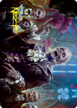 Undead Butler Art Card (Gold-Stamped Signature) [Innistrad: Crimson Vow Art Series] | L.A. Mood Comics and Games