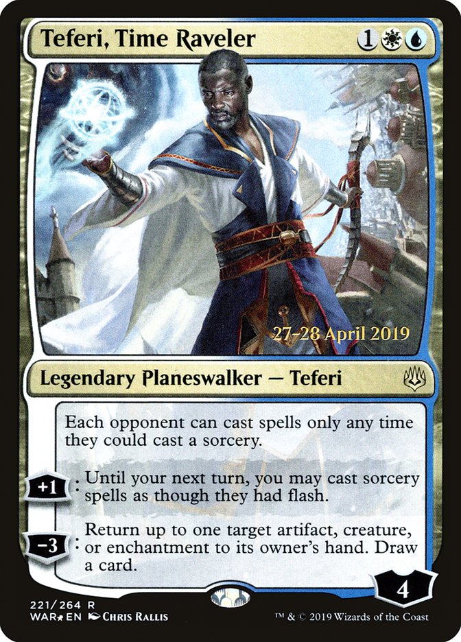 Teferi, Time Raveler [War of the Spark Prerelease Promos] | L.A. Mood Comics and Games