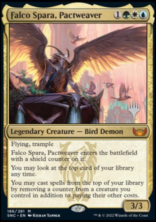 Falco Spara, Pactweaver (Promo Pack) [Streets of New Capenna Promos] | L.A. Mood Comics and Games