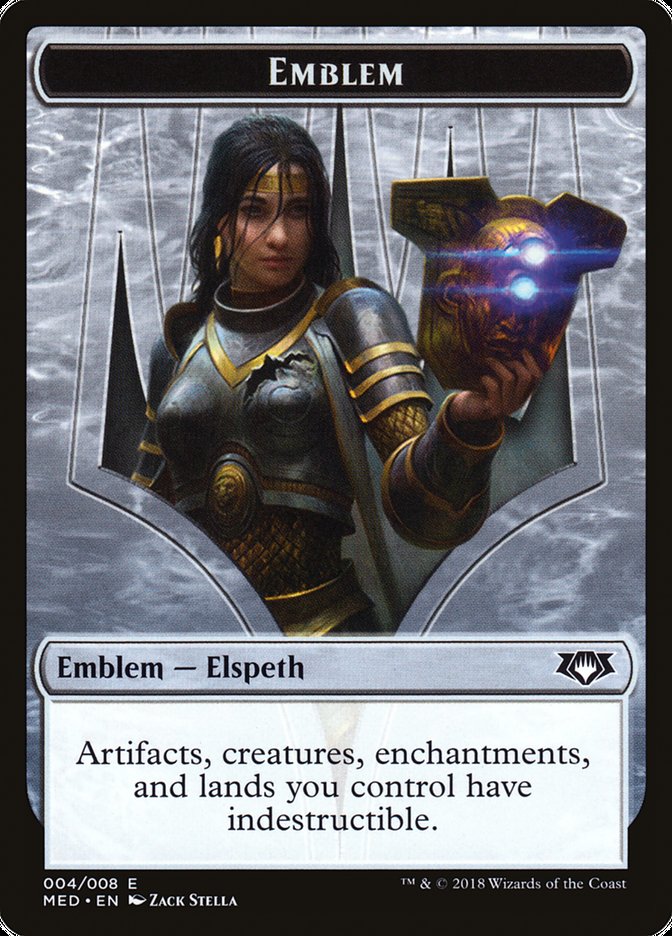 Elspeth, Knight-Errant Emblem [Mythic Edition Tokens] | L.A. Mood Comics and Games