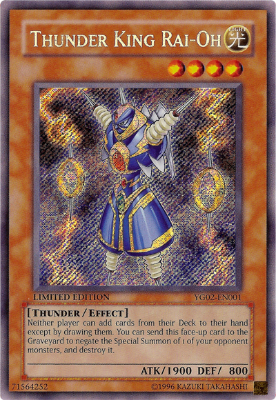 Thunder King Rai-Oh [YG02-EN001] Secret Rare | L.A. Mood Comics and Games