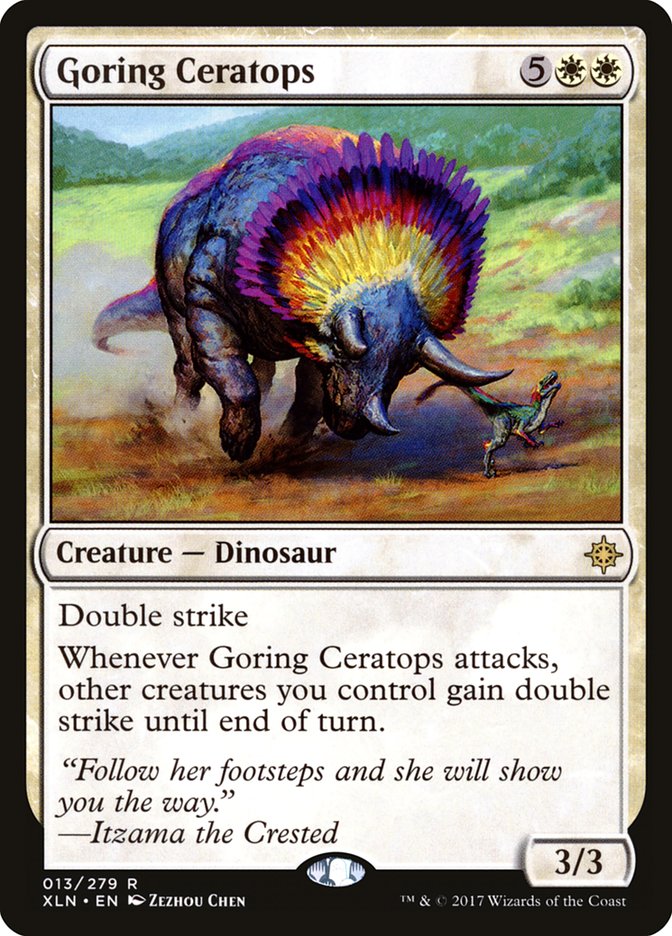 Goring Ceratops [Ixalan] | L.A. Mood Comics and Games