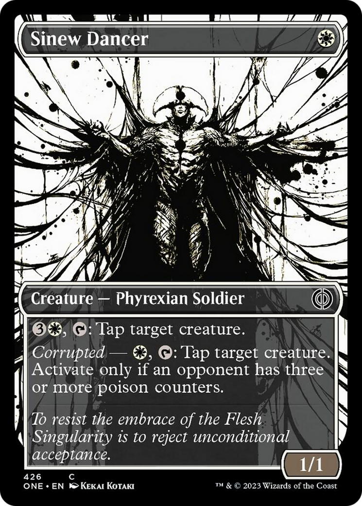 Sinew Dancer (Showcase Ichor Step-and-Compleat Foil) [Phyrexia: All Will Be One] | L.A. Mood Comics and Games