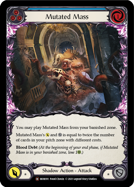 Mutated Mass [U-MON191-RF] (Monarch Unlimited)  Unlimited Rainbow Foil | L.A. Mood Comics and Games