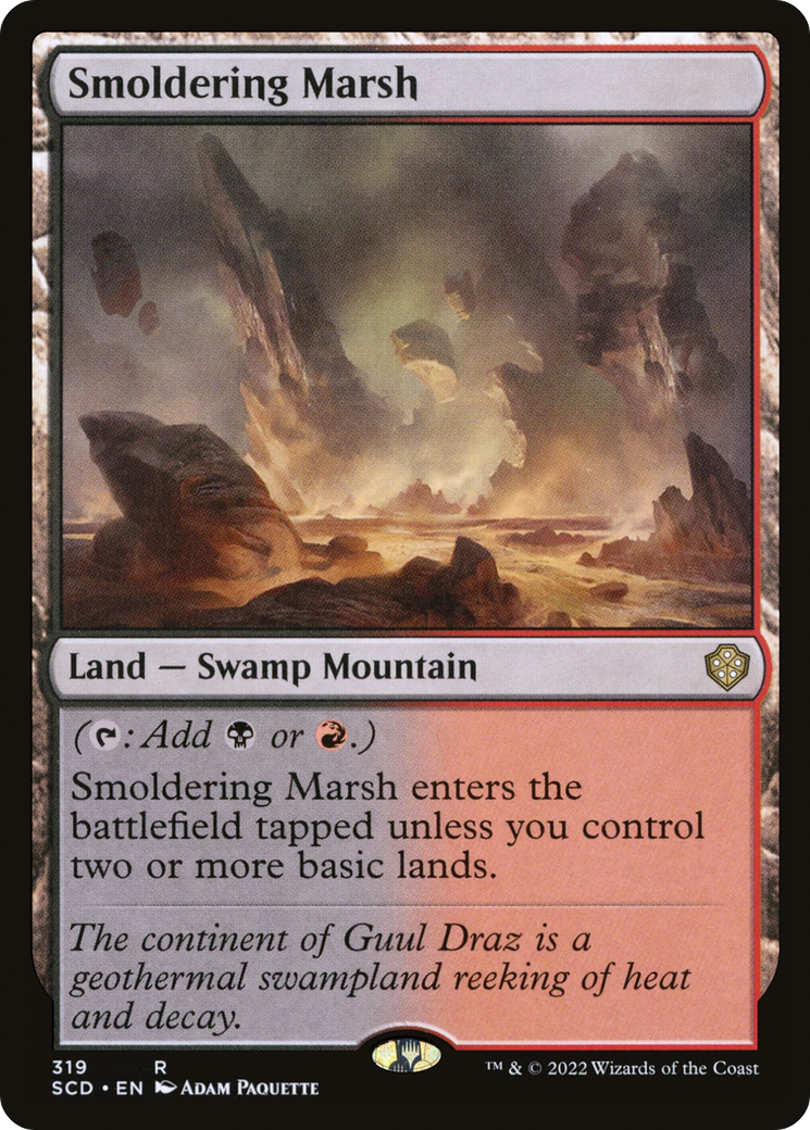 Smoldering Marsh [Starter Commander Decks] | L.A. Mood Comics and Games