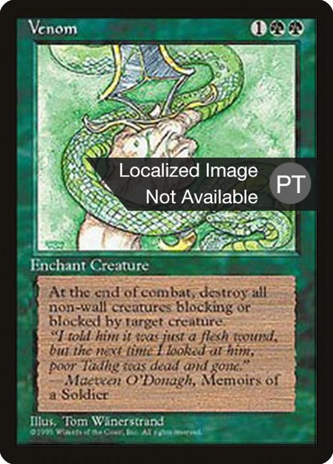 Venom [Fourth Edition (Foreign Black Border)] | L.A. Mood Comics and Games
