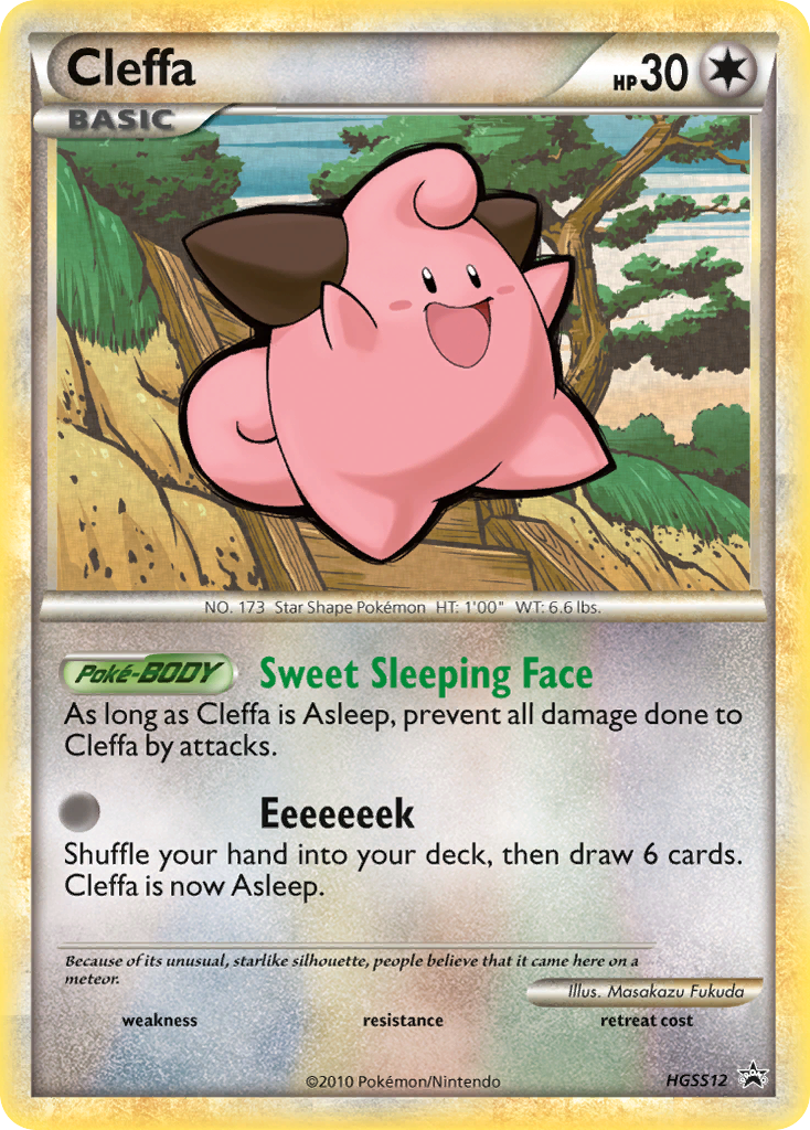 Cleffa (HGSS12) [HeartGold & SoulSilver: Black Star Promos] | L.A. Mood Comics and Games