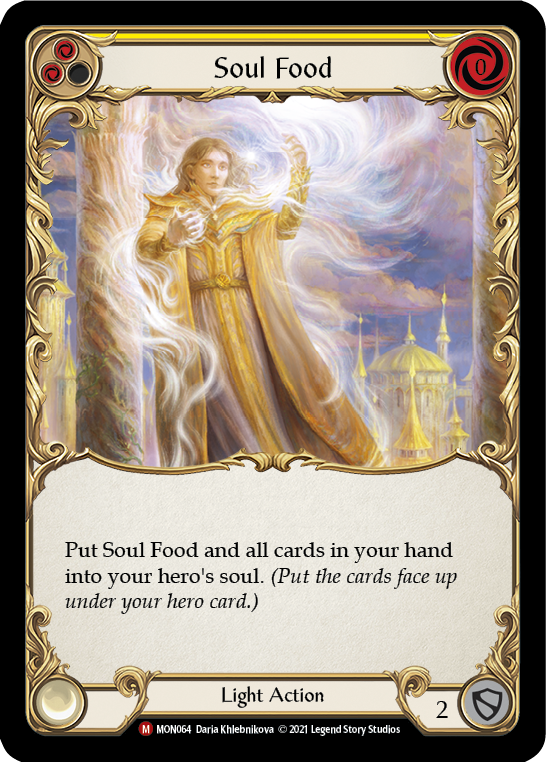 Soul Food [MON064-RF] (Monarch)  1st Edition Rainbow Foil | L.A. Mood Comics and Games