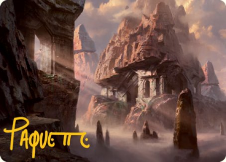 Mountain (277) Art Card (Gold-Stamped Signature) [Dungeons & Dragons: Adventures in the Forgotten Realms Art Series] | L.A. Mood Comics and Games