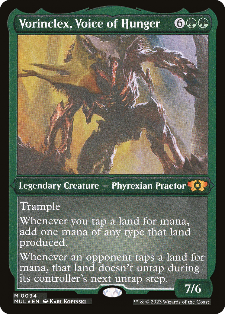 Vorinclex, Voice of Hunger (Foil Etched) [Multiverse Legends] | L.A. Mood Comics and Games