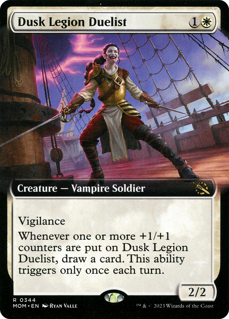 Dusk Legion Duelist (Extended Art) [March of the Machine] | L.A. Mood Comics and Games