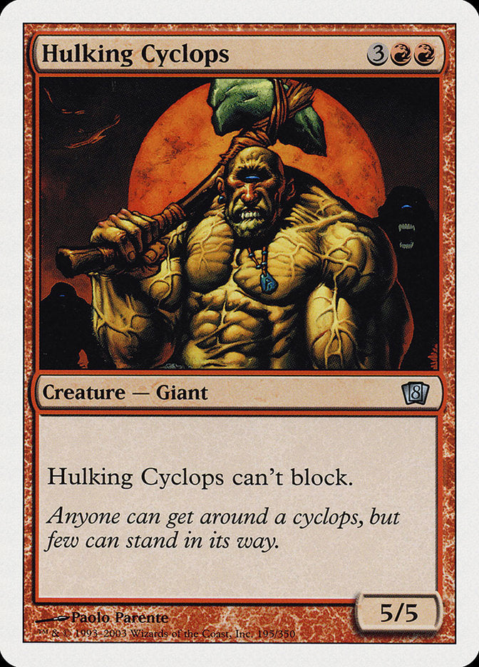 Hulking Cyclops [Eighth Edition] | L.A. Mood Comics and Games