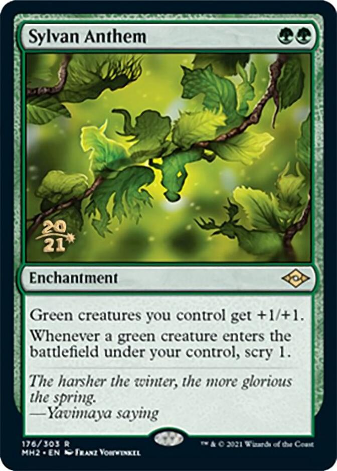 Sylvan Anthem [Modern Horizons 2 Prerelease Promos] | L.A. Mood Comics and Games