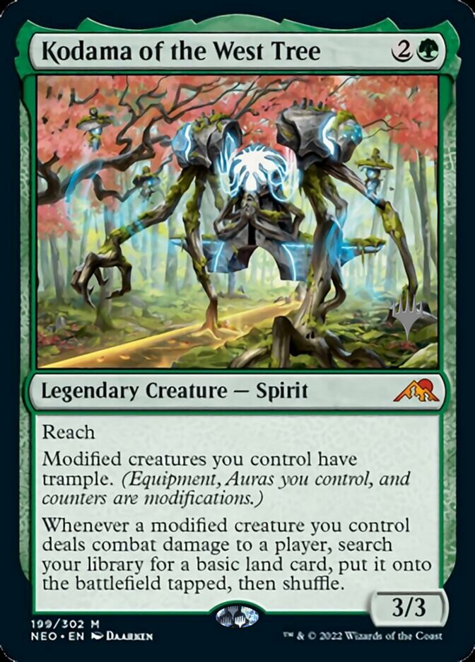 Kodama of the West Tree (Promo Pack) [Kamigawa: Neon Dynasty Promos] | L.A. Mood Comics and Games