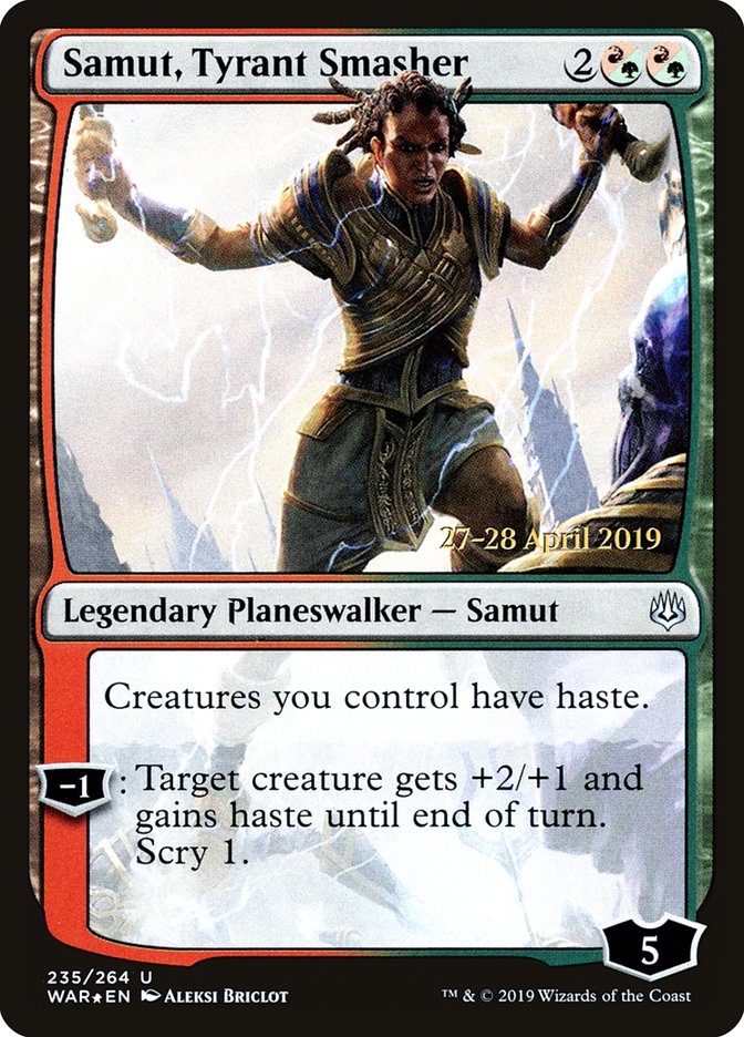 Samut, Tyrant Smasher [War of the Spark Prerelease Promos] | L.A. Mood Comics and Games