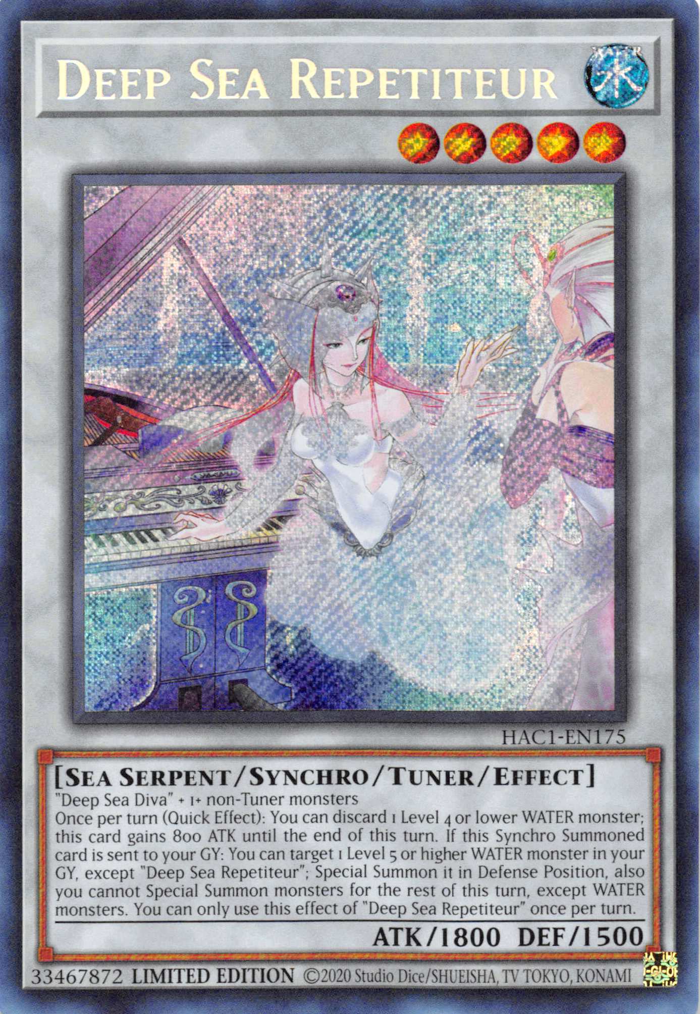 Deep Sea Repetiteur [HAC1-EN175] Secret Rare | L.A. Mood Comics and Games