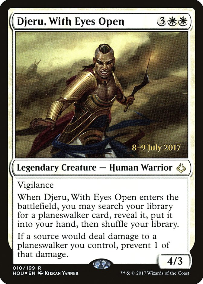 Djeru, With Eyes Open [Hour of Devastation Prerelease Promos] | L.A. Mood Comics and Games