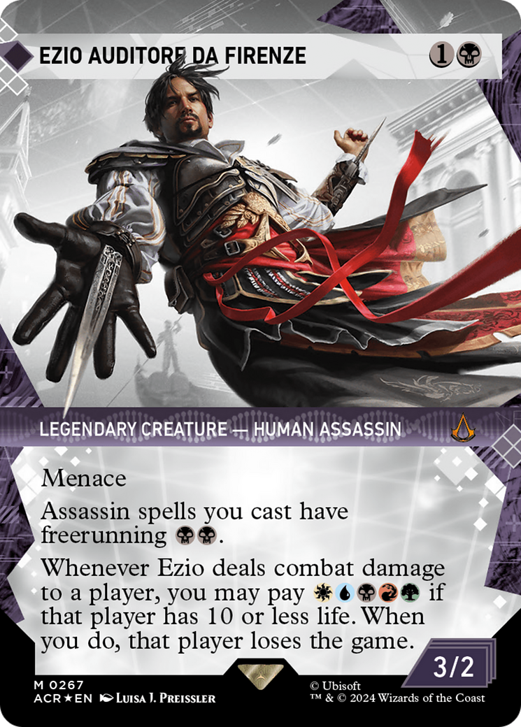 Ezio Auditore da Firenze (Showcase) (Textured Foil) [Assassin's Creed] | L.A. Mood Comics and Games