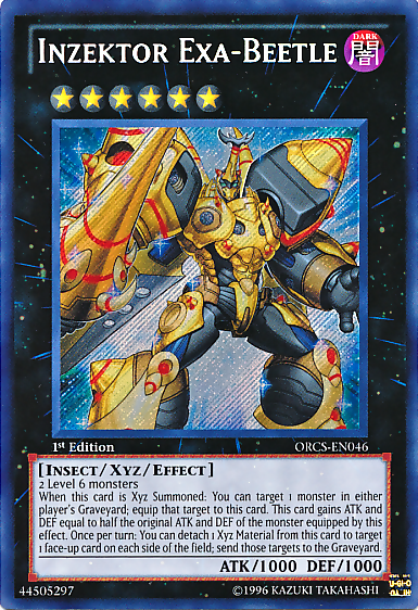 Inzektor Exa-Beetle [ORCS-EN046] Secret Rare | L.A. Mood Comics and Games