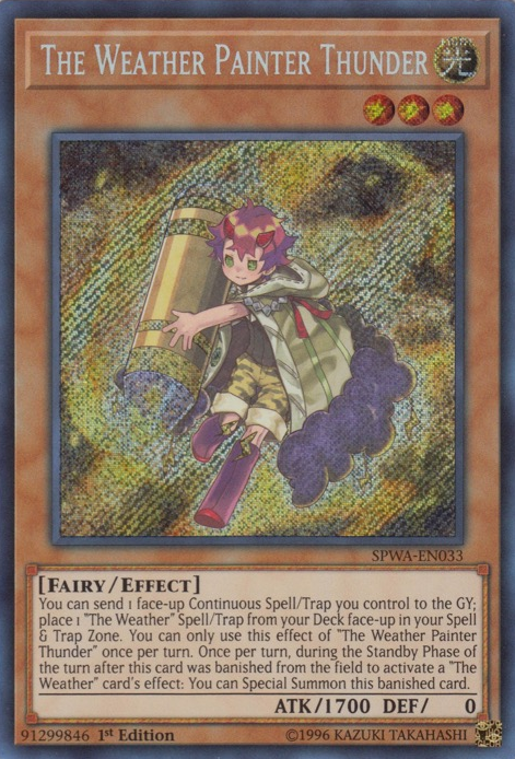 The Weather Painter Thunder [SPWA-EN033] Secret Rare | L.A. Mood Comics and Games
