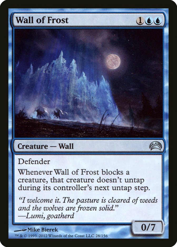 Wall of Frost [Planechase 2012] | L.A. Mood Comics and Games