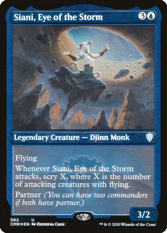 Siani, Eye of the Storm (Etched) [Commander Legends] | L.A. Mood Comics and Games