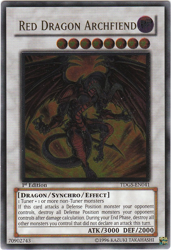 Red Dragon Archfiend [TDGS-EN041] Ultimate Rare | L.A. Mood Comics and Games