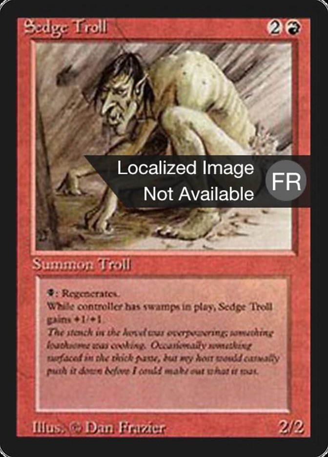 Sedge Troll [Foreign Black Border] | L.A. Mood Comics and Games