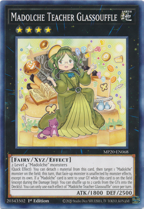Madolche Teacher Glassouffle [MP20-EN068] Common | L.A. Mood Comics and Games