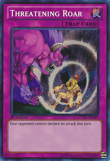 Threatening Roar [LCYW-EN297] Secret Rare | L.A. Mood Comics and Games