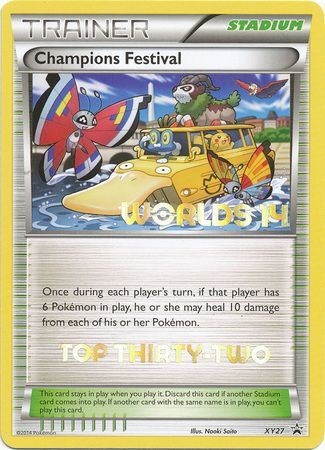 Champions Festival (XY27) (2014 Top Thirty Two) [XY: Black Star Promos] | L.A. Mood Comics and Games