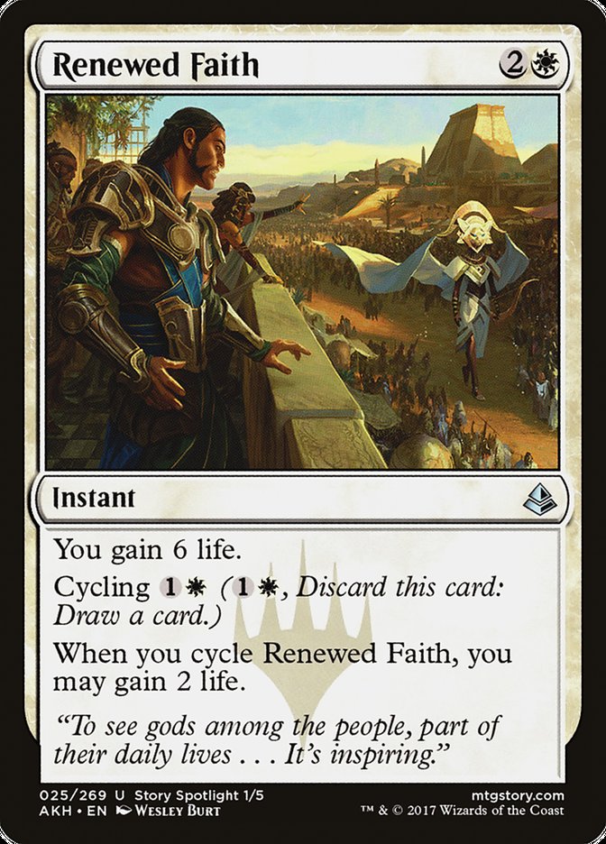 Renewed Faith [Amonkhet] | L.A. Mood Comics and Games